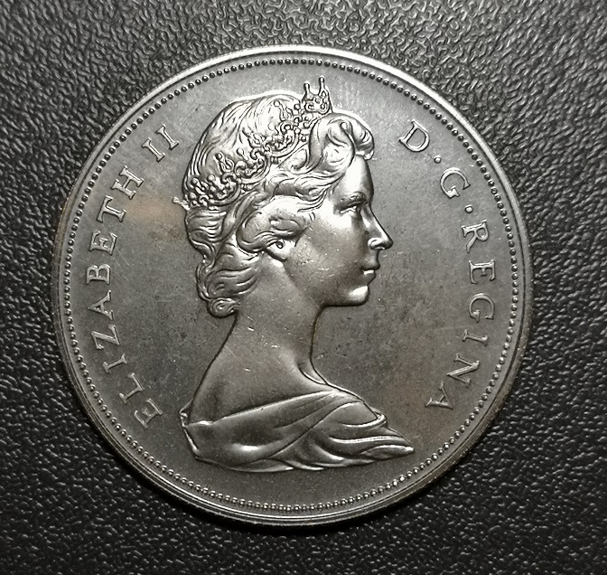 1 dollar en argent Elizabeth II 2ième effigie 1972 Achat vieil or en