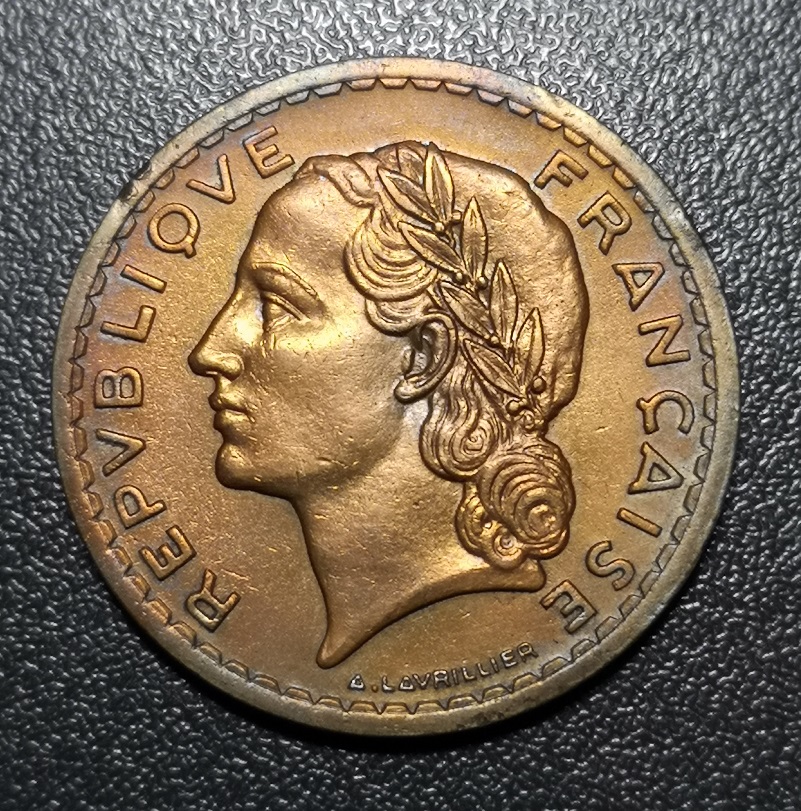 5 Francs Lavrillier Bronze Aluminium 1945 Achat Vieil Or En Belgique