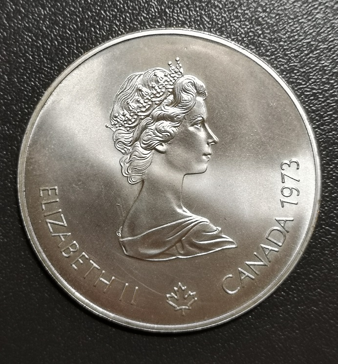 5 dollars Elizabeth II Olympiades de Montréal Voiliers 1973 Achat