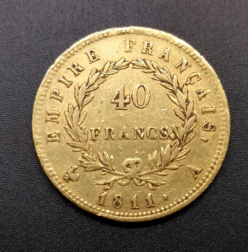Prix D Une Piece De 40 Francs Or Napoleon